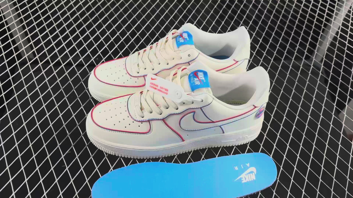 White Low-Top Sneakers with Outline Details | JL8888-011