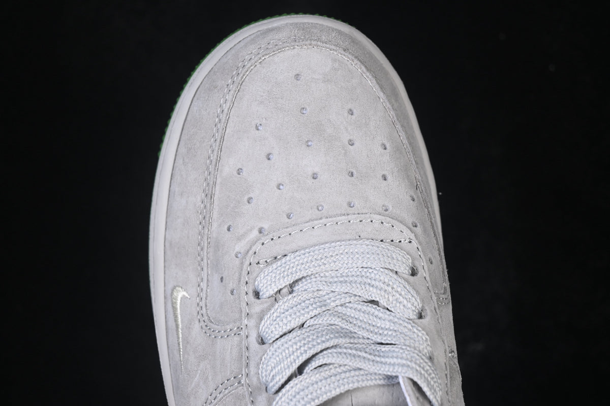 White & Sage Green Low-Top Sneakers | JL8888-011
