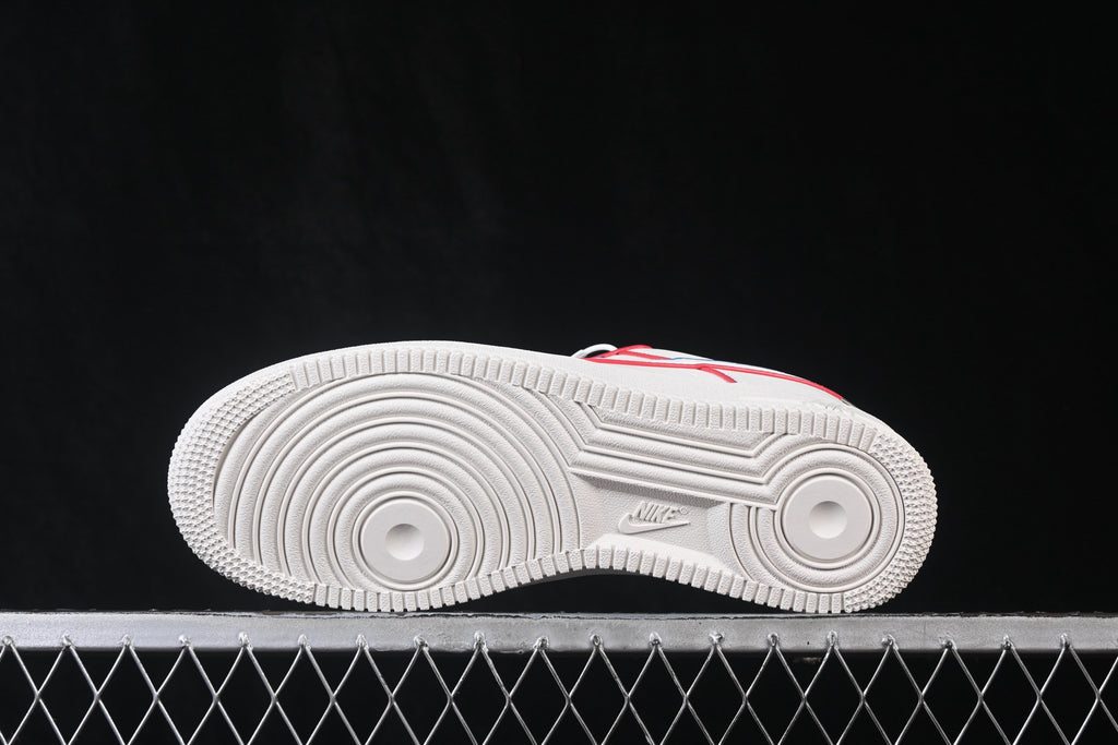 White Low-Top Sneakers with Outline Details | JL8888-011