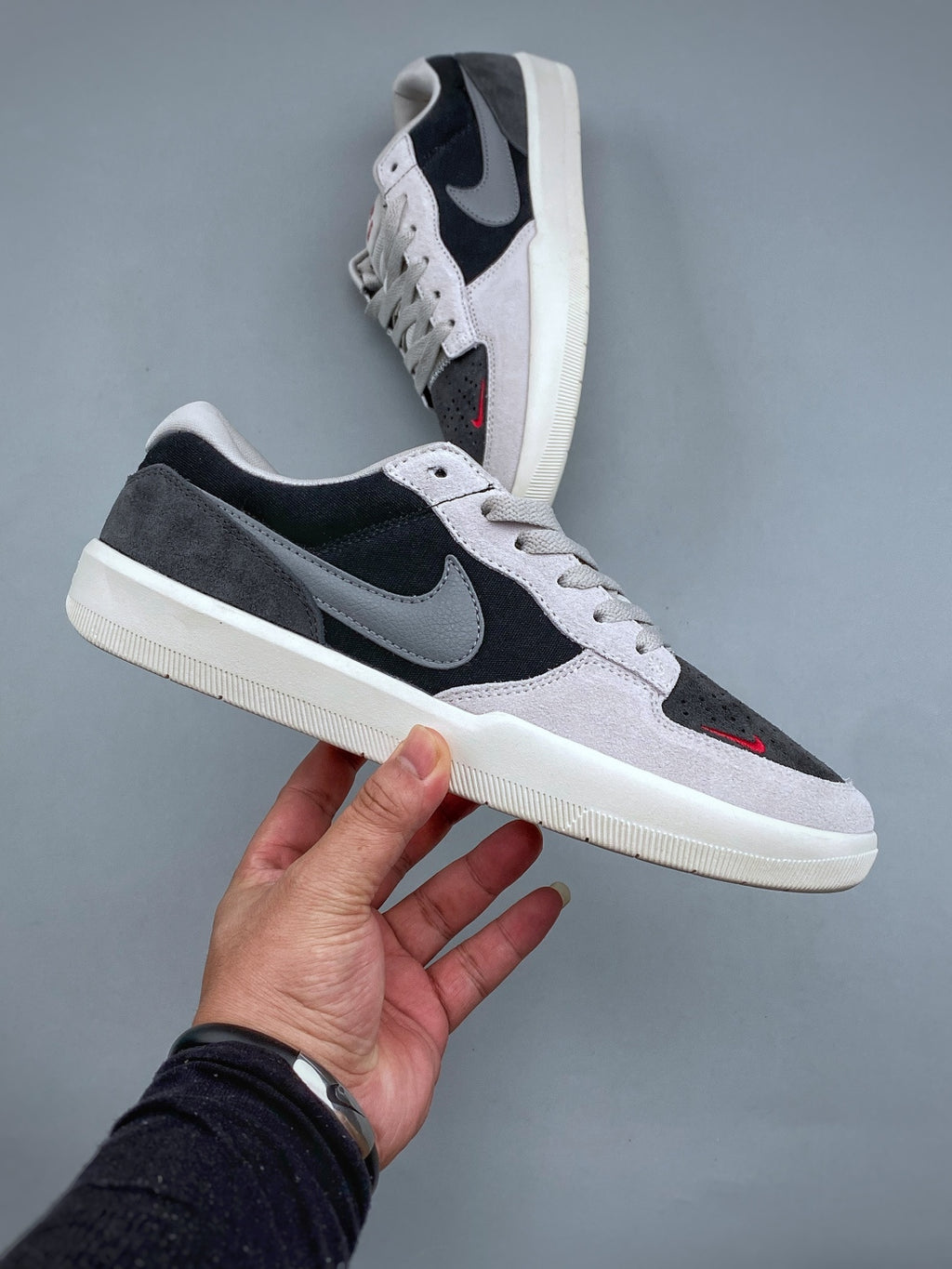 Nike SB Force 58 PRML Black & Grey Skate Shoes