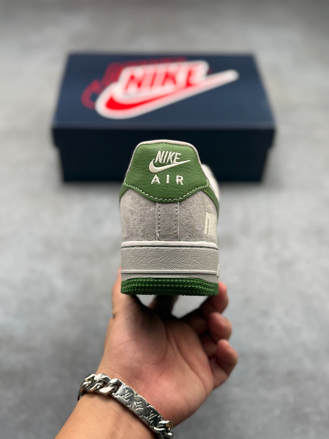 Nike Air Force 1 Low Grey & Sage Green