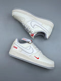 Nike Air Force 1 ’07 Low White & Red Accents