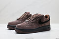 Nike Air Force 1 ’07 Low Brown & Black Sneakers, Retro Lace-Up Casual Streetwear Shoes