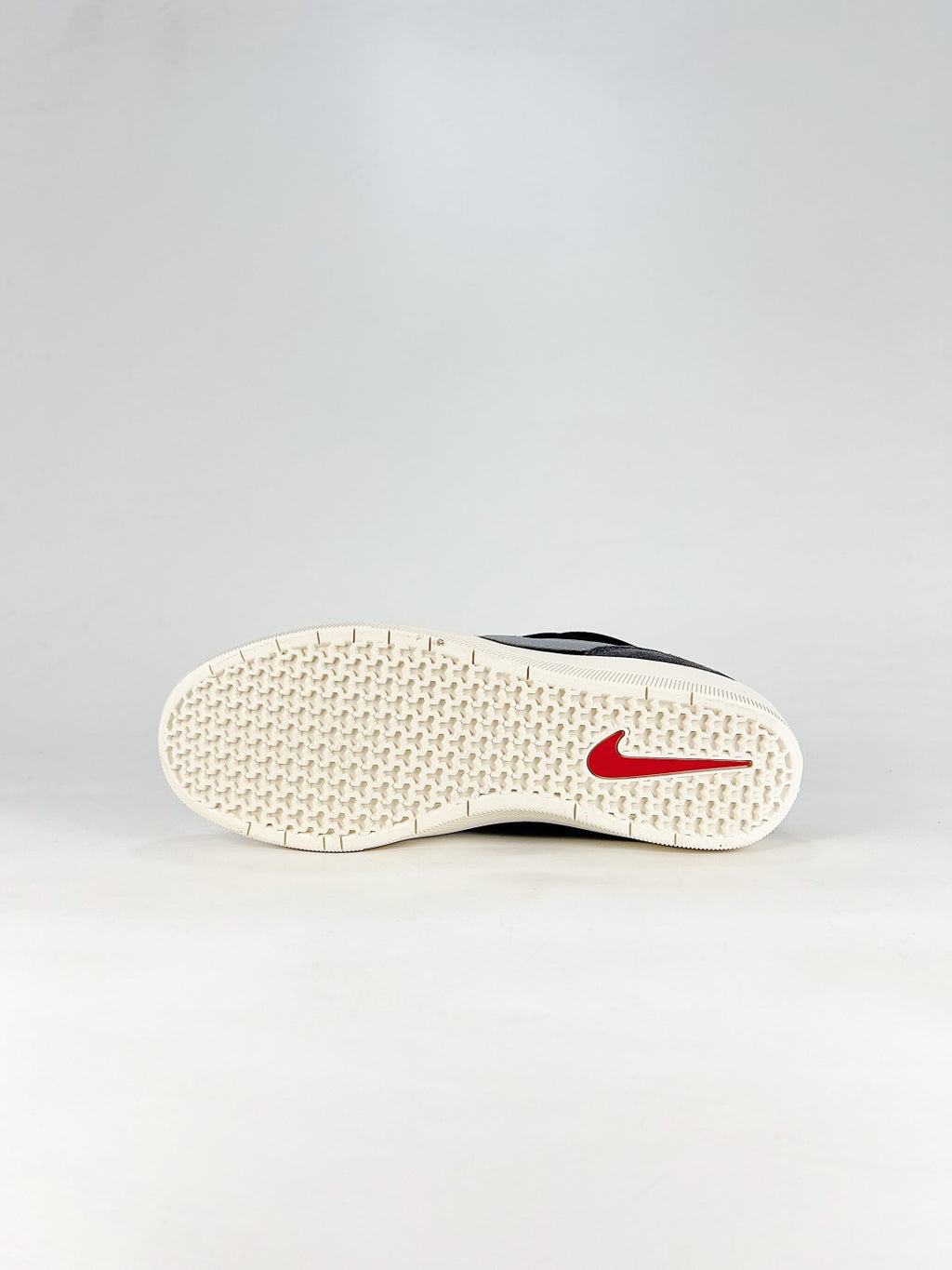 Nike SB Force 58 Black Grey & White Low-Top Sneakers, Retro Lace-Up Skate-Inspired Casual Shoes