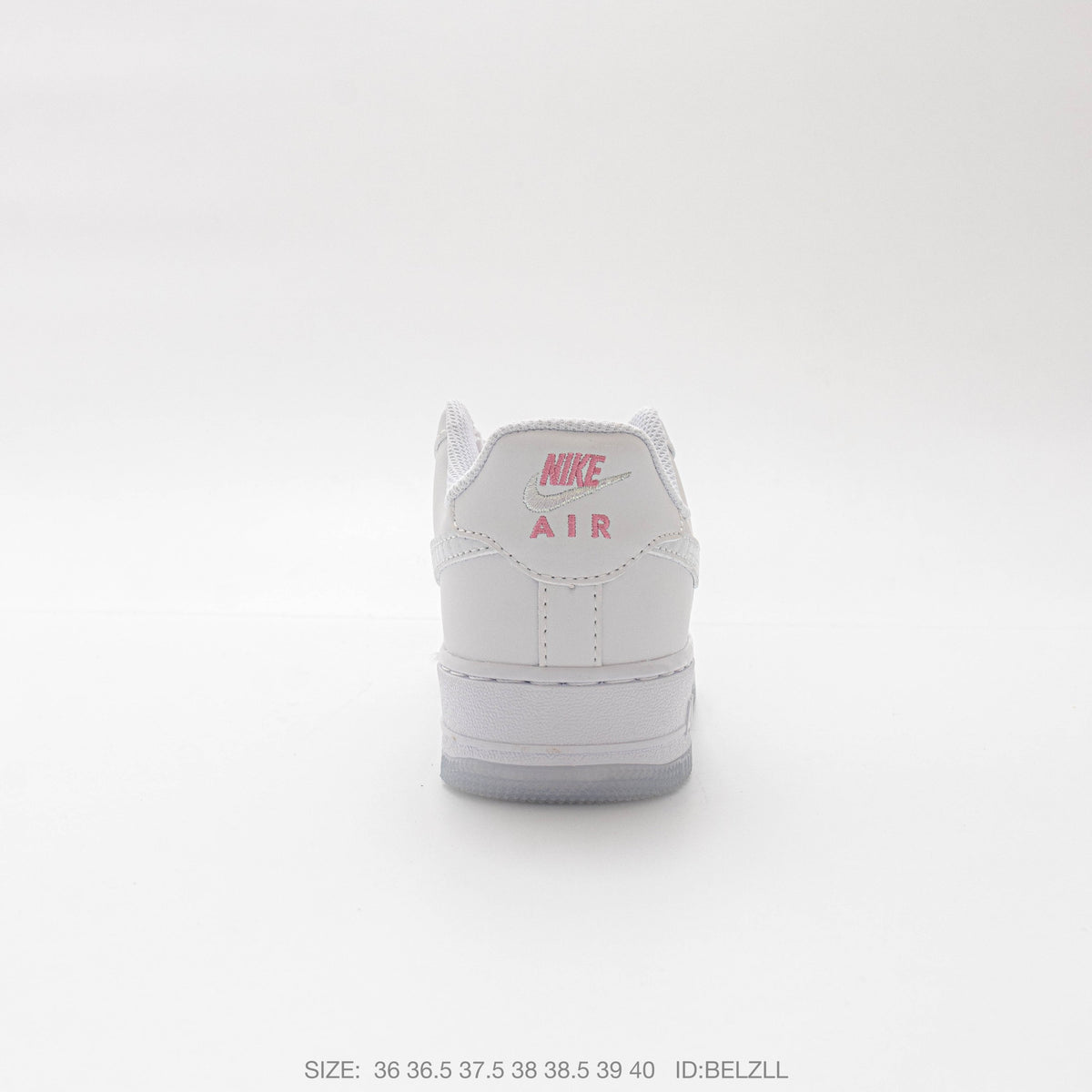Nike Air Force 1 ’07 Low Triple White Sneakers, Tonal Swoosh Retro Lace-Up Casual Streetwear Shoes